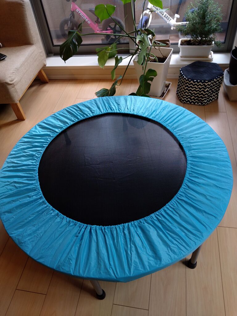 運動不足解消に トランポリンを買いました むっちり息子とガリガリ夫