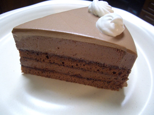 チョコレートババロアのケーキ こなつのばぁば