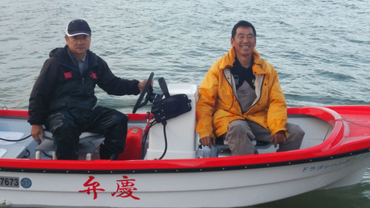 弁慶と一緒に浮かんで来ました 広島発 ボートアジング派 鯵人一家 絵浜つれつれ団
