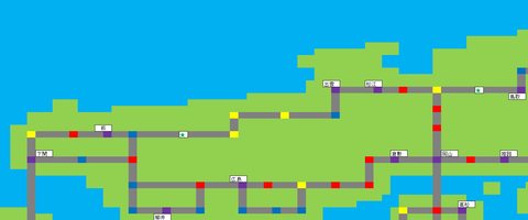 桃鉄12マップ７