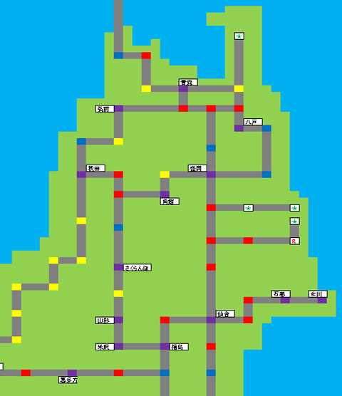 桃鉄12マップ２