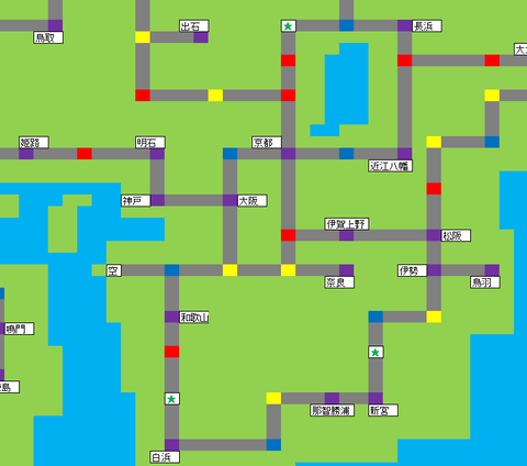桃鉄12マップ６