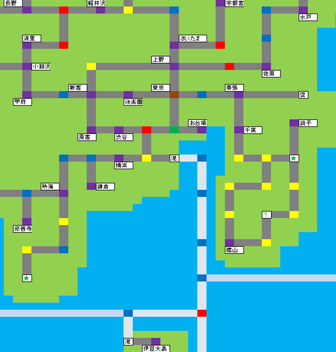 桃鉄12マップ３