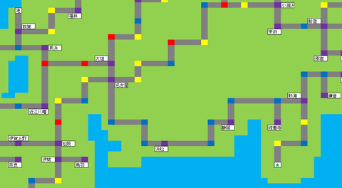 桃鉄12マップ５