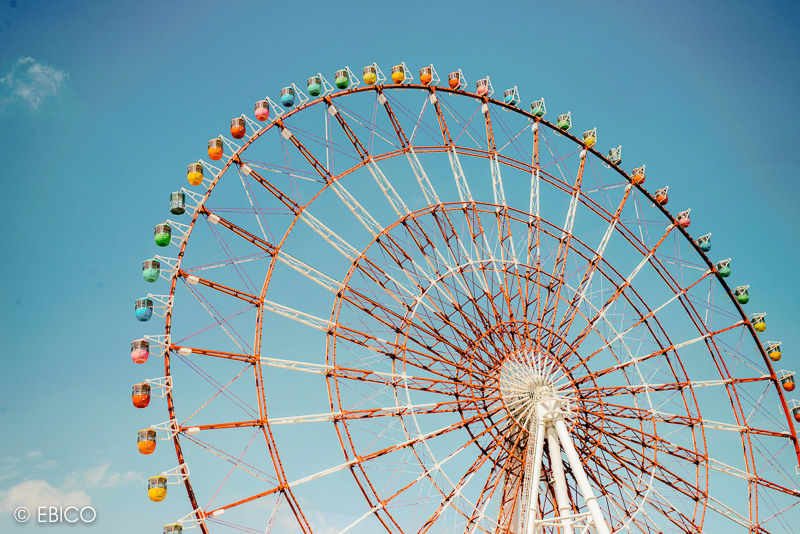 虹色観覧車 パレットタウン 大観覧車 癒しの動画作家 えびこのブログ