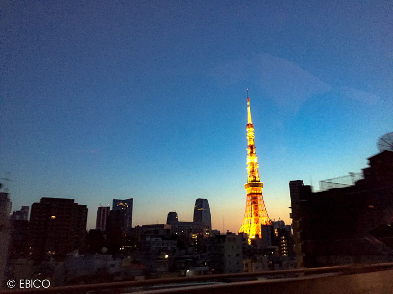 空港へと向かう道