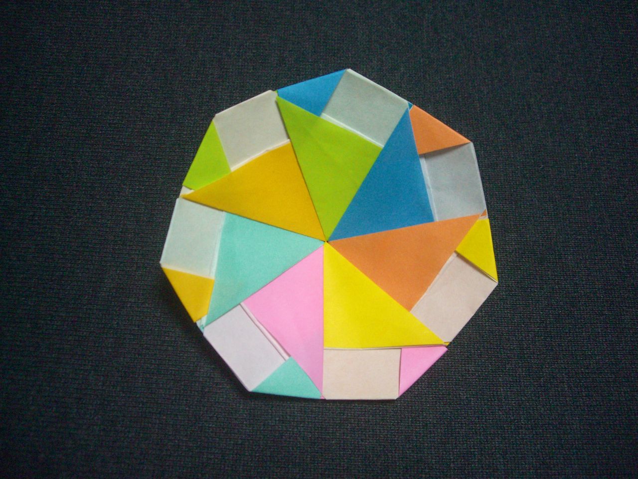 Origami おりがみ遊び 7色のこま Ebisuchachaのブログ Origami おりがみ遊び 7色のこま Ebisuchachaのブログ