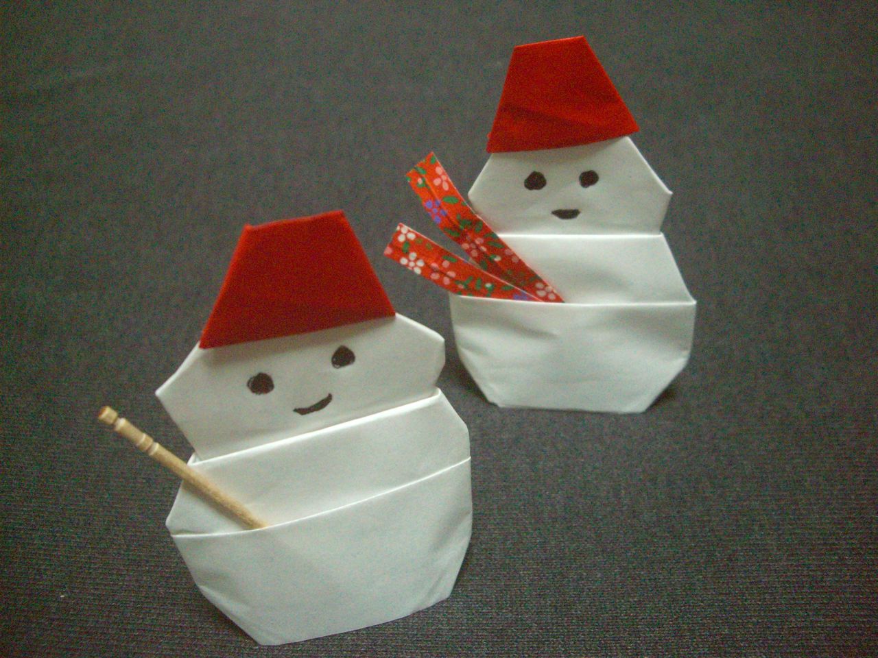 Origami おりがみ遊び 雪だるま Ebisuchachaのブログ Origami おりがみ遊び 雪だるま Ebisuchachaのブログ