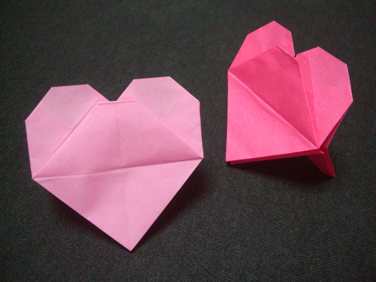 Origami おりがみ遊び ハートのメッセージスタンド Ebisuchachaのブログ