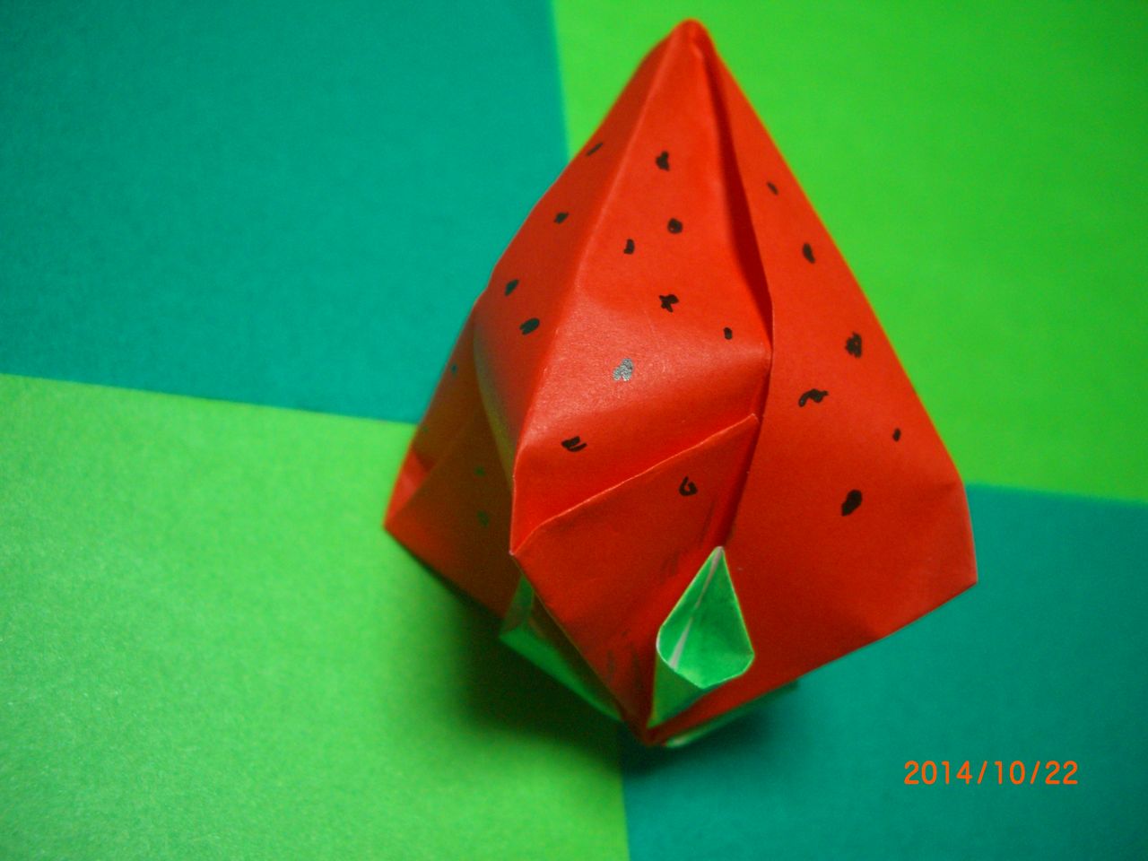Origami おりがみ遊び いちご Ebisuchachaのブログ