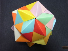 ユニット折り(折り紙30枚使用)