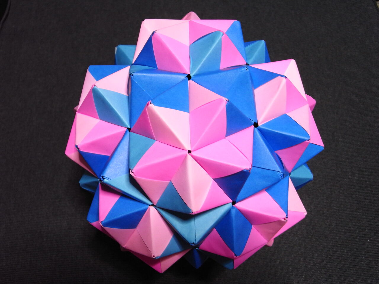 Origami おりがみ遊び 多面体 折り紙1枚使用 Ebisuchachaのブログ
