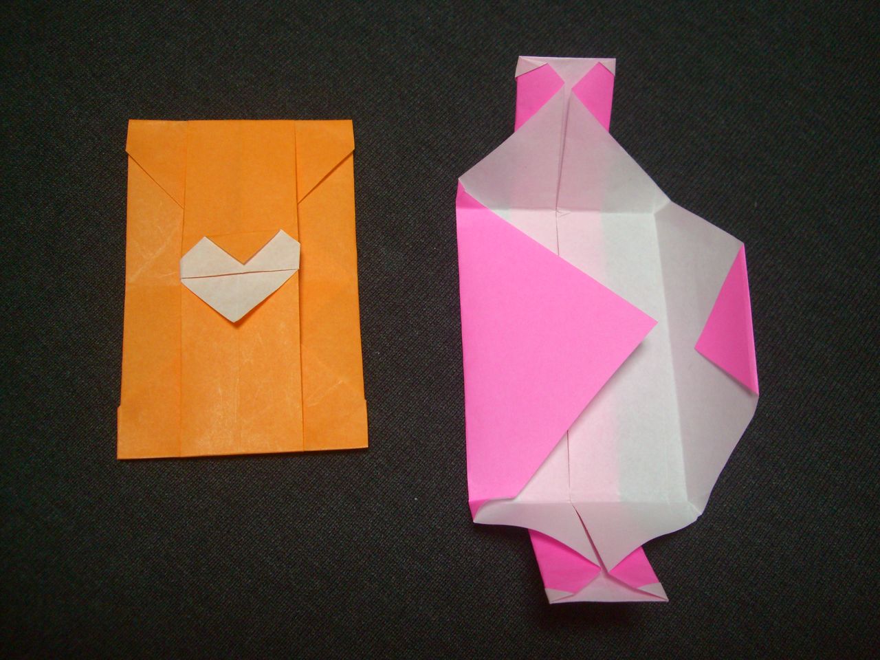 Origami おりがみ遊び 封筒 とじ目がハート Ebisuchachaのブログ