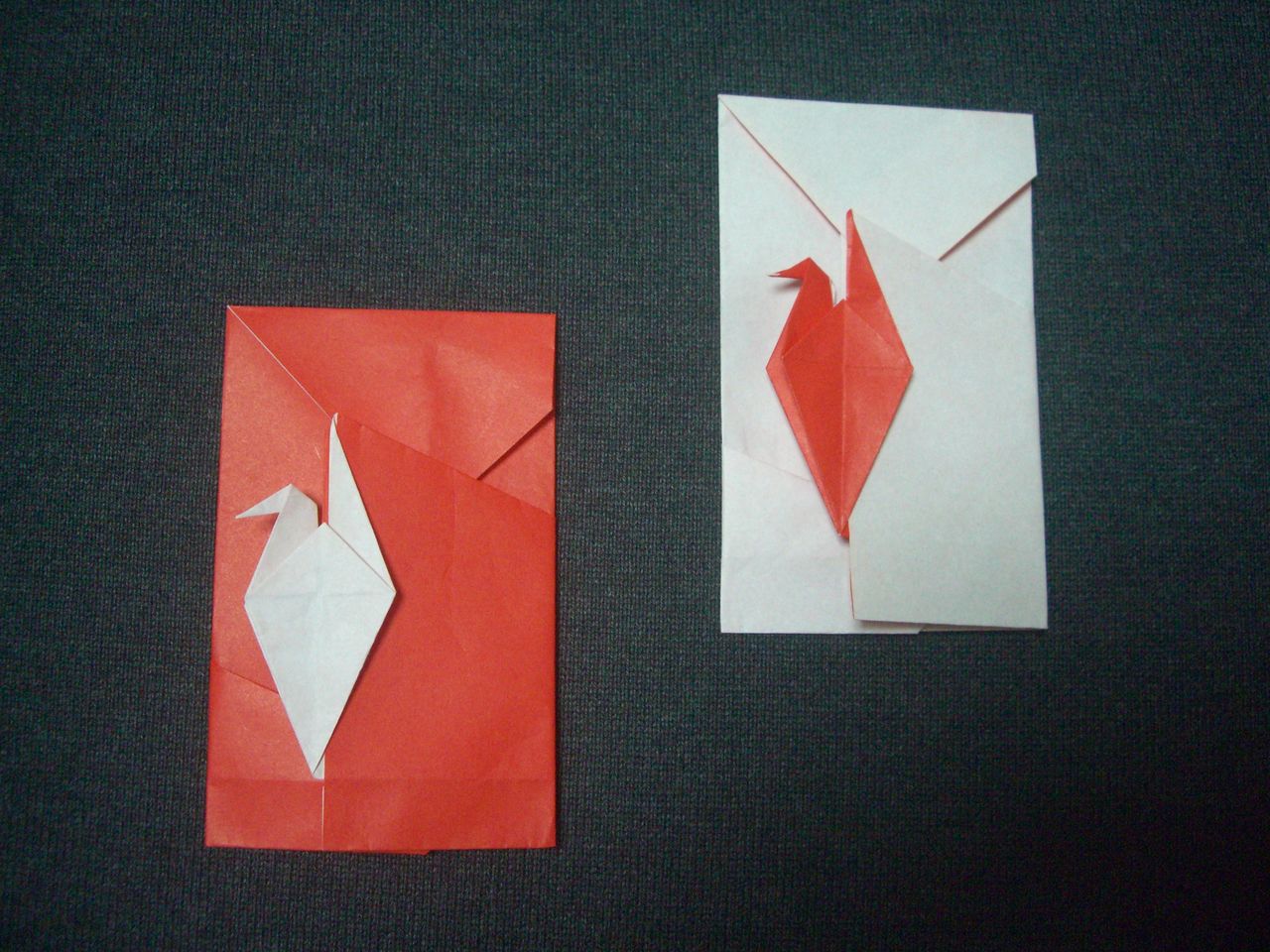 Origami おりがみ遊び 鶴のポチ袋 Ebisuchachaのブログ