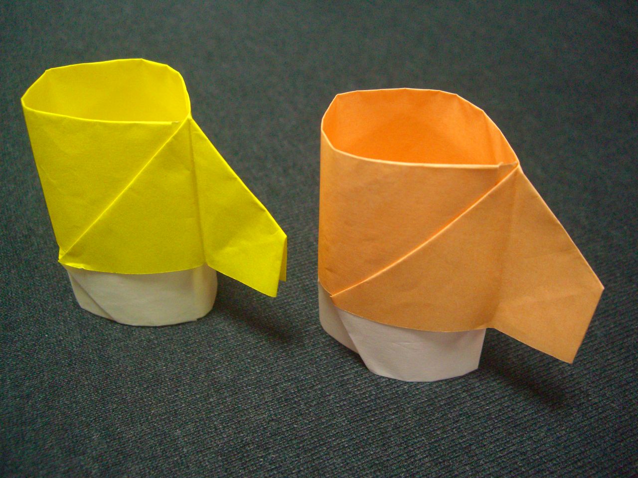 Origami おりがみ遊び コップ Ebisuchachaのブログ