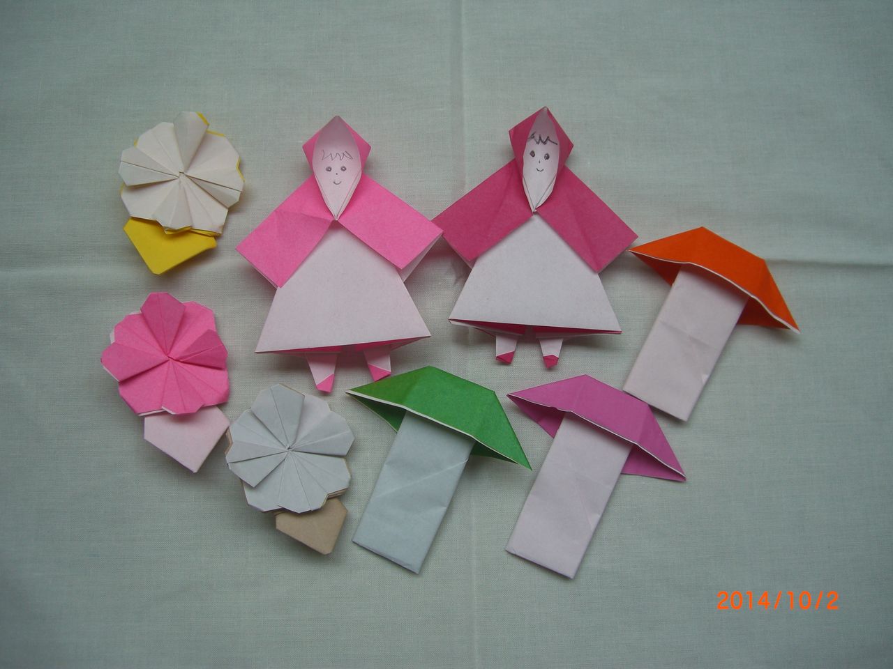 Origami おりがみ遊び 赤ずきんちゃん他 Ebisuchachaのブログ