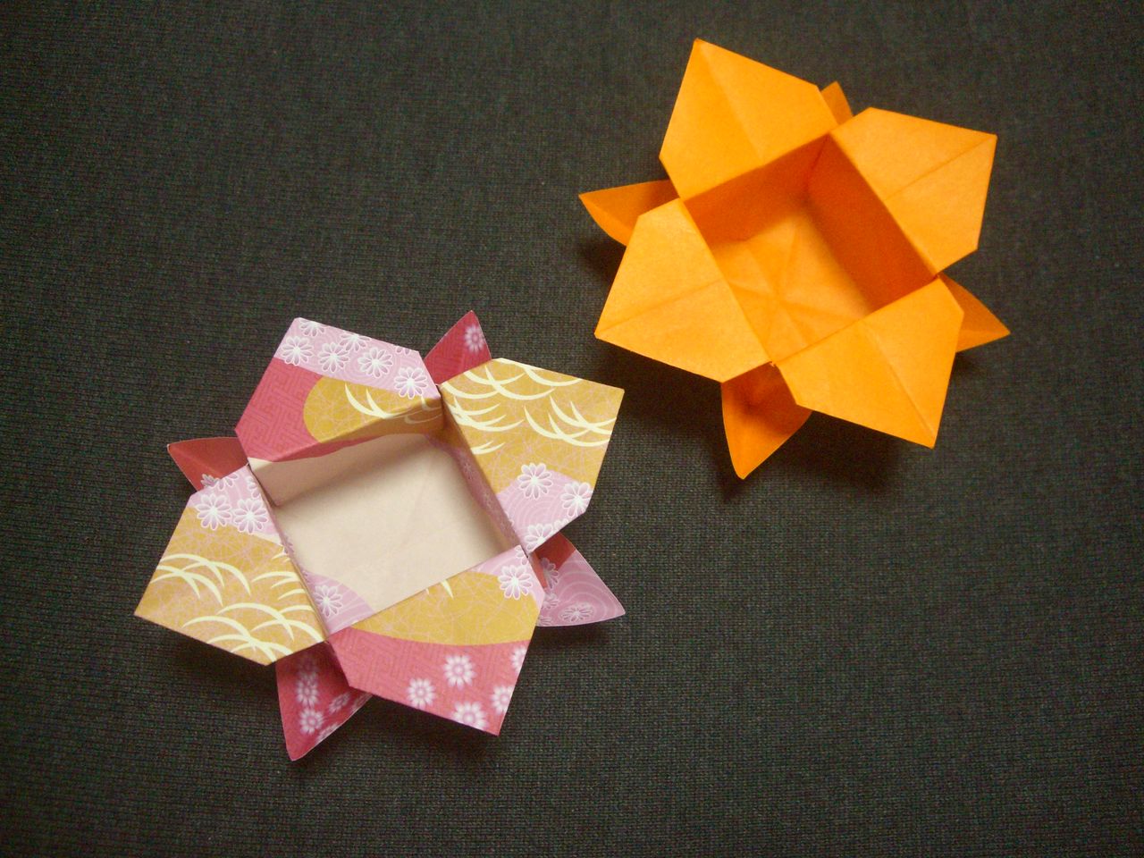 Origami おりがみ遊び 花かざり箱 Ebisuchachaのブログ