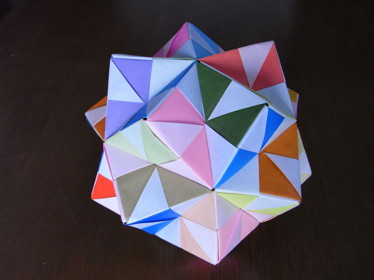 Origami ユニット折り紙 30枚使用 風車模様 Ebisuchachaのブログ