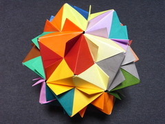 多面体・折り紙30枚使用