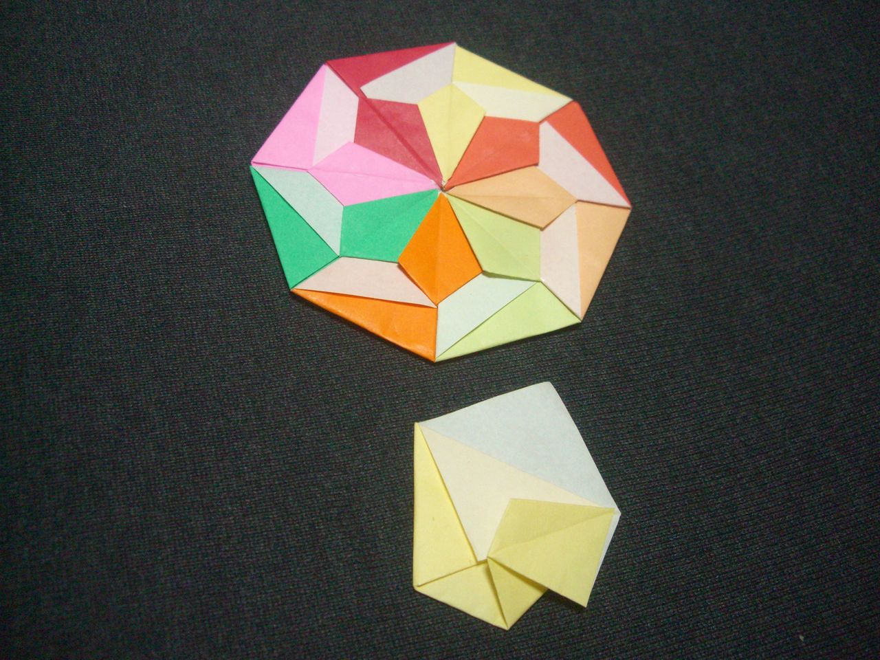 Origami おりがみ遊び 紙コップからコースター Ebisuchachaのブログ