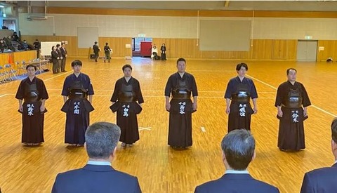 本日の大会（全日本都道府県対抗剣道優勝大会 千葉県予選）