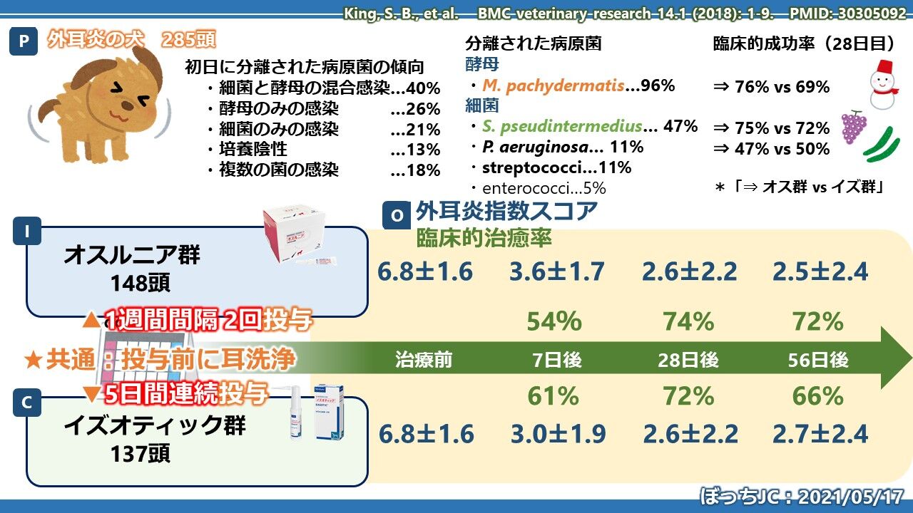 文献 犬 犬の外耳炎の治癒率 オスルニアもイズオティックも60 ほど Pmid 動物医療ジェネラリストのぼっちジャーナルクラブ 文献 犬 犬の外耳炎の治癒率 オスルニアもイズオティックも60 ほど Pmid 動物医療ジェネラリストのぼっちジャーナルクラブ