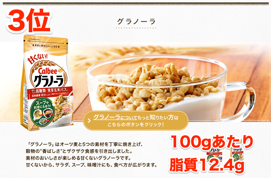 グラノーラ | 商品一覧 | フルグラ® | カルビー株式会社 グラノーラ | 商品一覧 | フルグラ® | カルビー株式会社