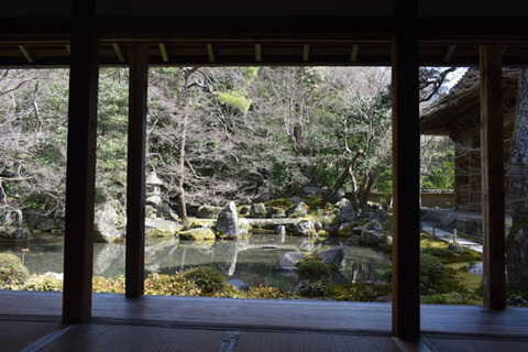 庭園-書院内