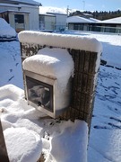 ポストの雪