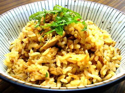 なめ茸とツナの炊き込みご飯 選んでe かんたんレシピ