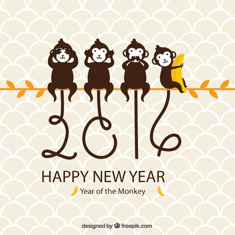 newyear-monkey