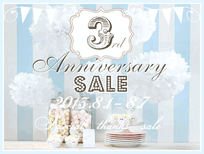 3rd anniversary sale