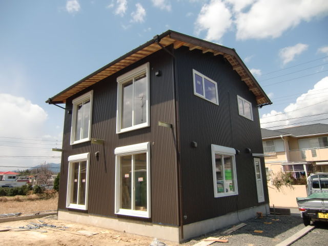外壁が完成しました 亀山大工村田建築のブログ