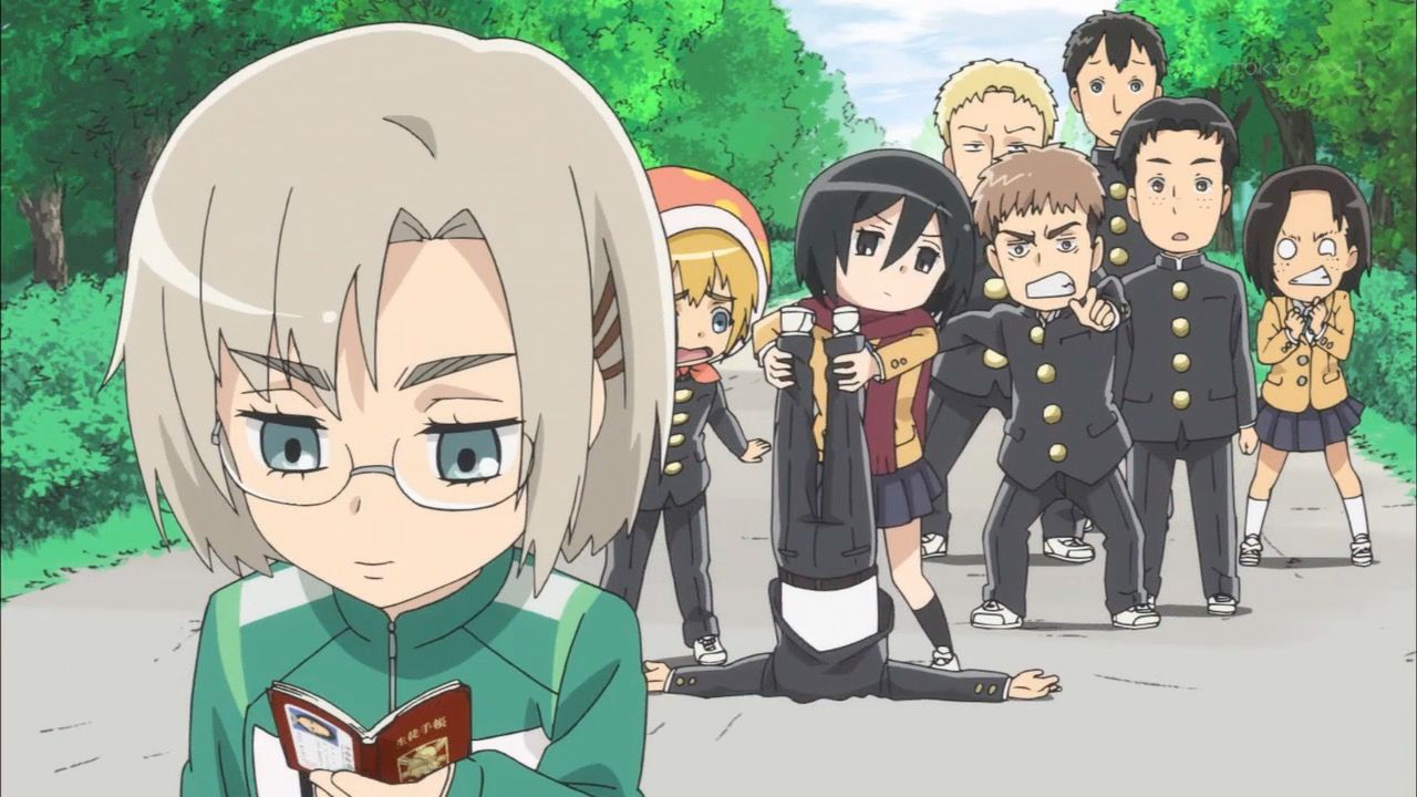 進撃 巨人中学校 第10話 アニメ好きオヤジの気まぐれな話 進撃 巨人中学校 第10話 アニメ好きオヤジの気まぐれな話