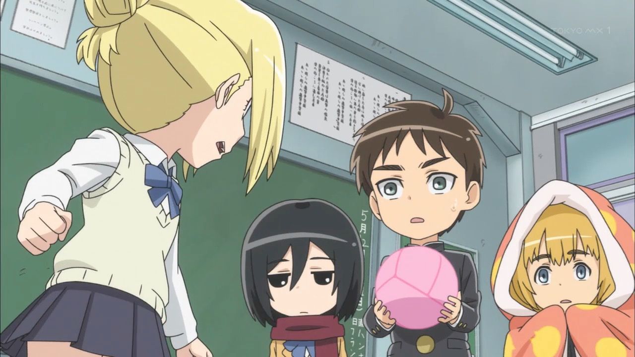 進撃 巨人中学校 第3話 アニメ好きオヤジの気まぐれな話