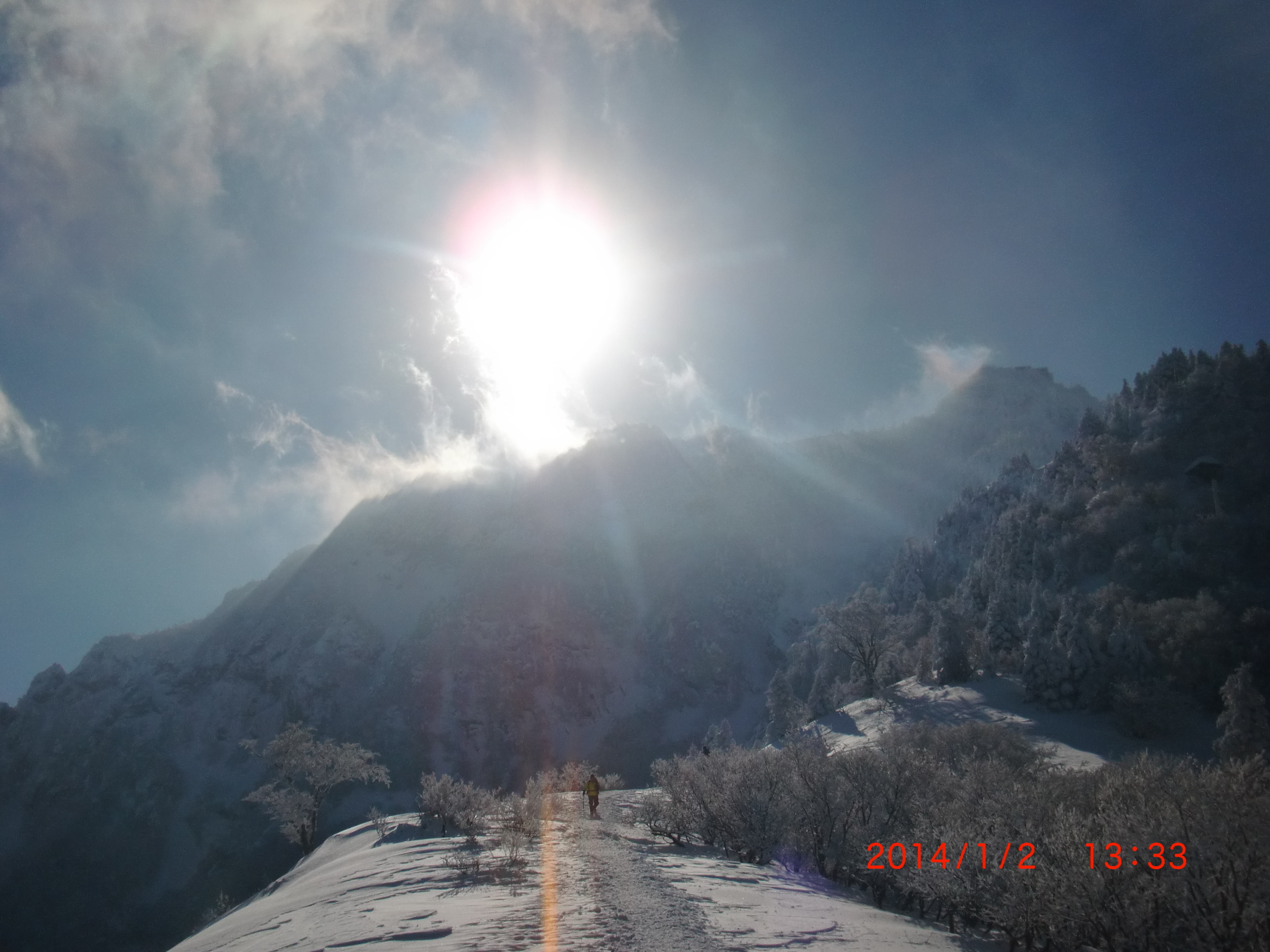 石鎚山 仕事の前に一登り 石鎚山 仕事の前に一登り