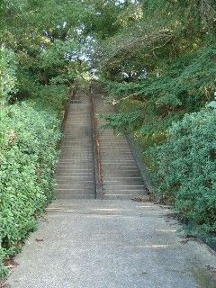 延命公園のすべり台 炭鉱電車が走った頃