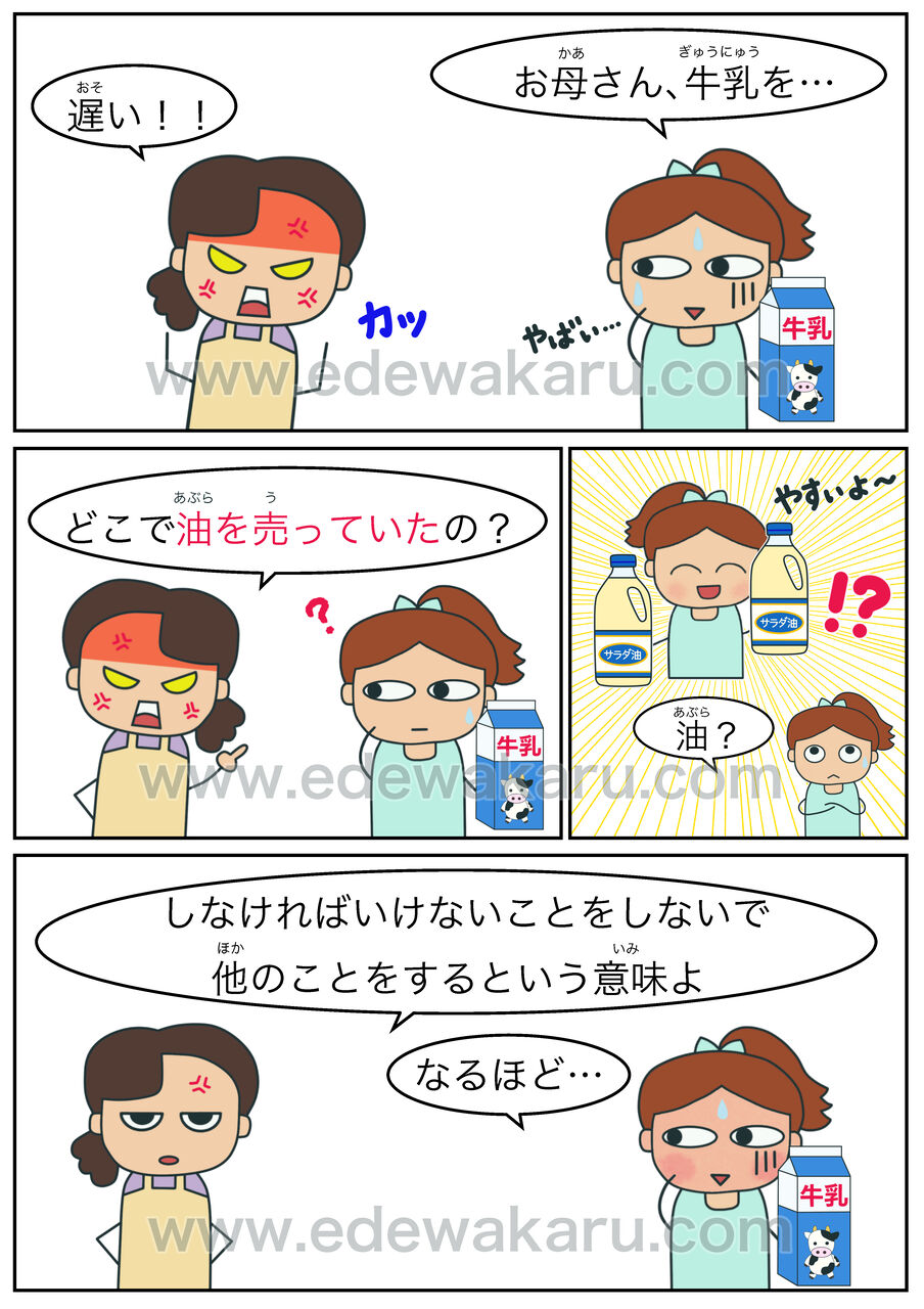 を 売る 油