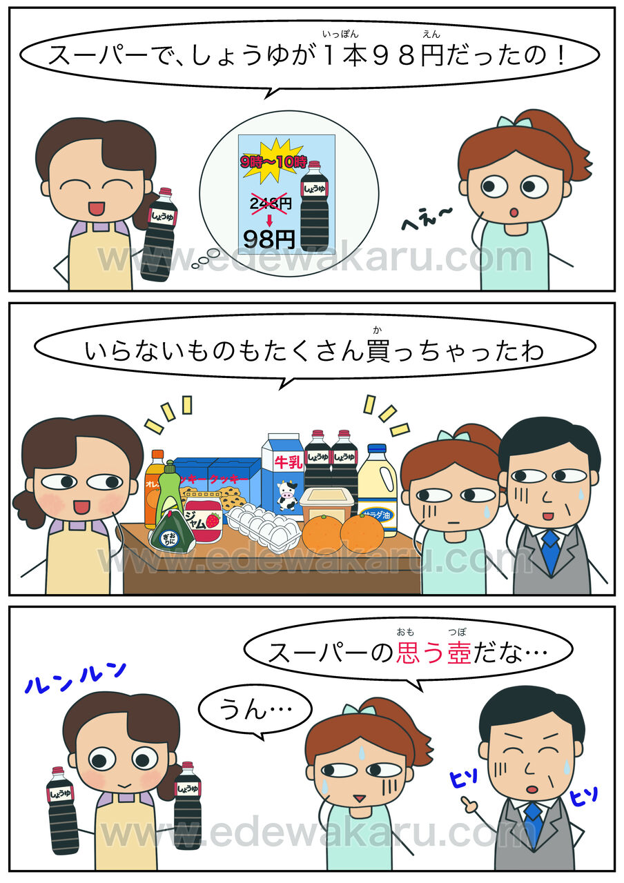 思う壺 慣用句 絵でわかる日本語 思う壺 慣用句 絵でわかる日本語