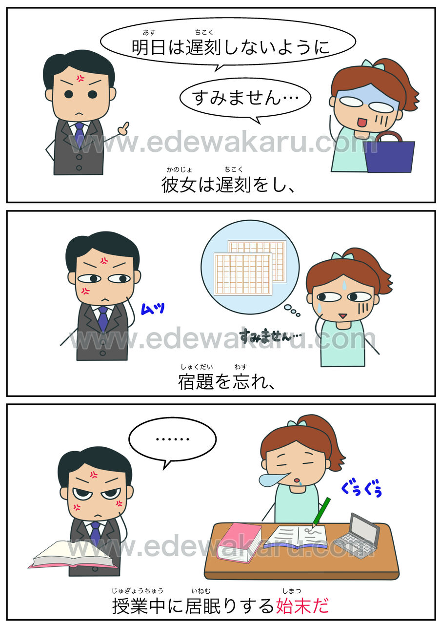 始末だ 日本語能力試験 Jlpt N１ 絵でわかる日本語