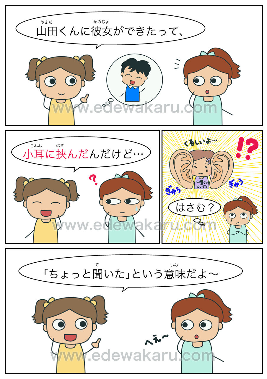 小耳に挟む