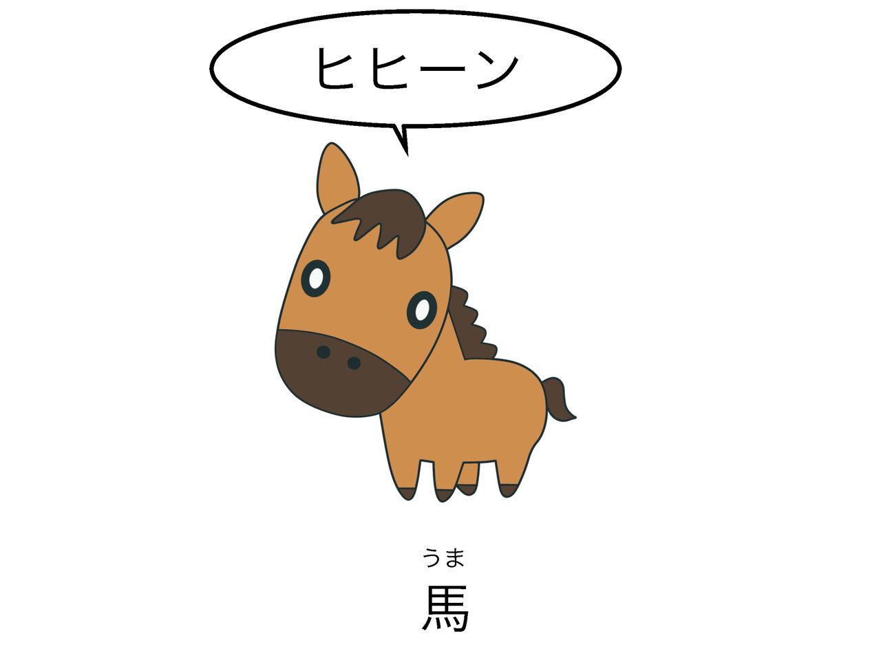 動物の鳴き声 絵でわかる日本語