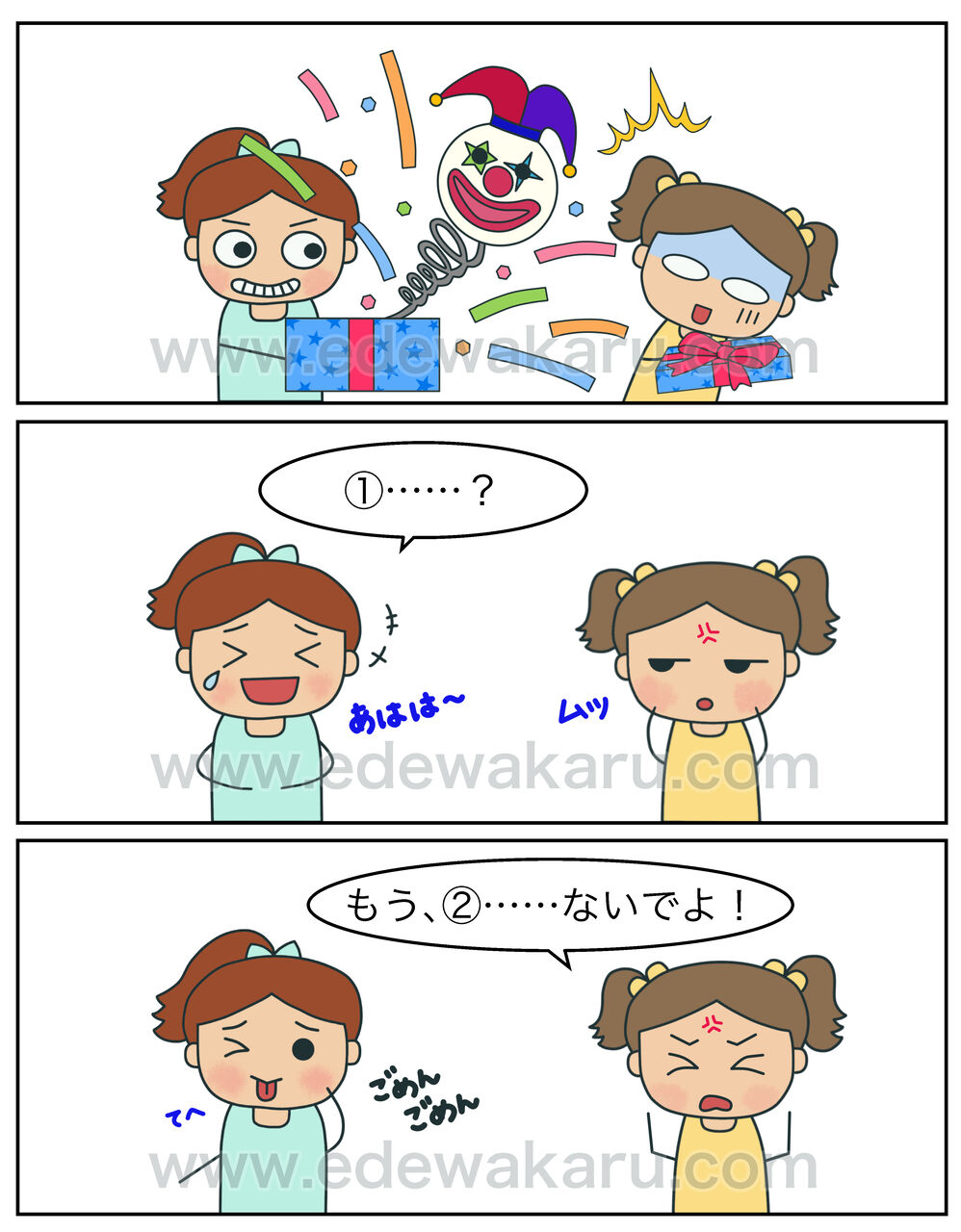驚く 驚かす 自動詞 他動詞 絵でわかる日本語 驚く 驚かす 自動詞 他動詞 絵でわかる日本語