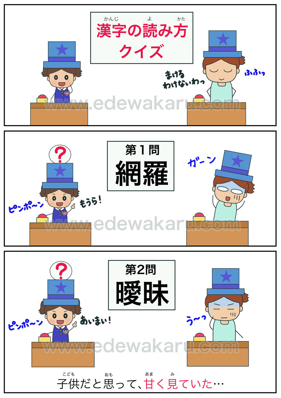 甘く見る 慣用句 絵でわかる日本語 甘く見る 慣用句 絵でわかる日本語
