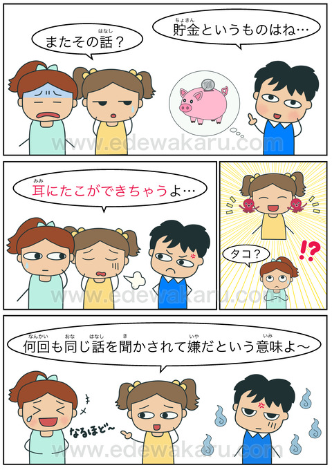 blog耳にたこができる