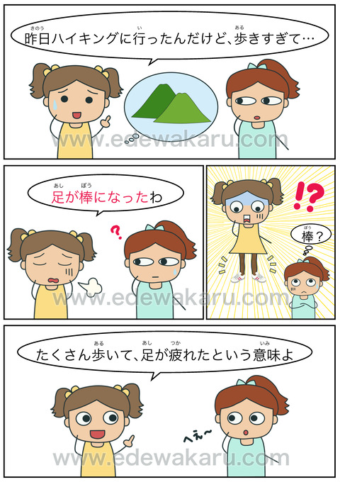 blog足が棒になる