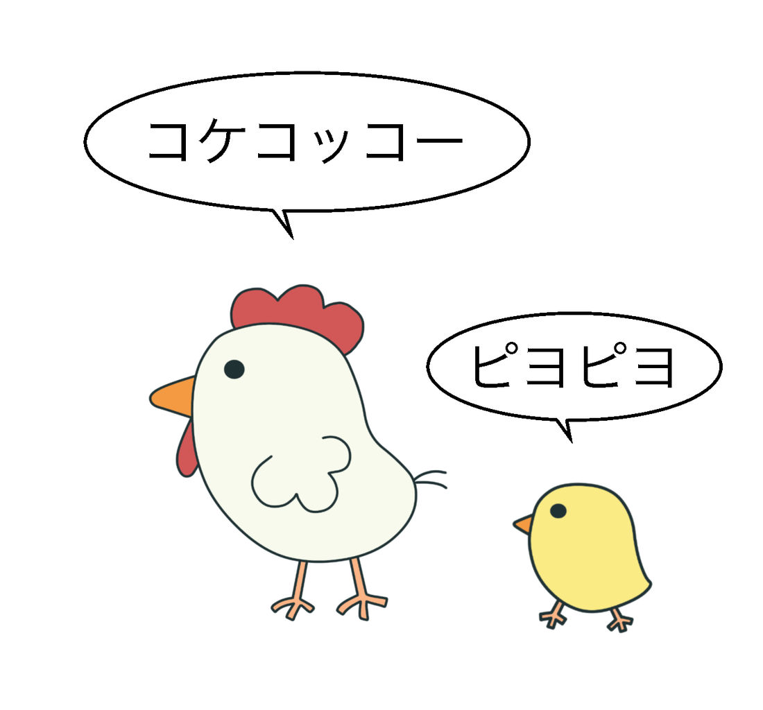 動物の鳴き声 絵でわかる日本語