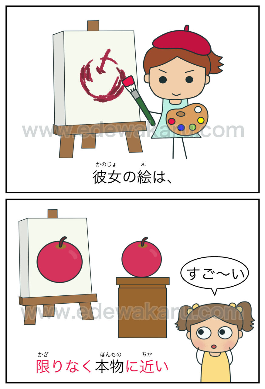 限りなく に近い 日本語能力試験 絵でわかる日本語 限りなく に近い 日本語能力試験 絵でわかる日本語