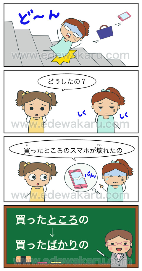 blog買ったところのスマホが壊れたの