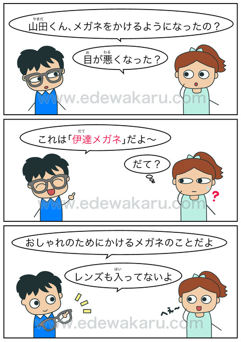 blog伊達メガネ